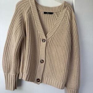 Amazon Women's Knit Cardigan Sweater - Cream